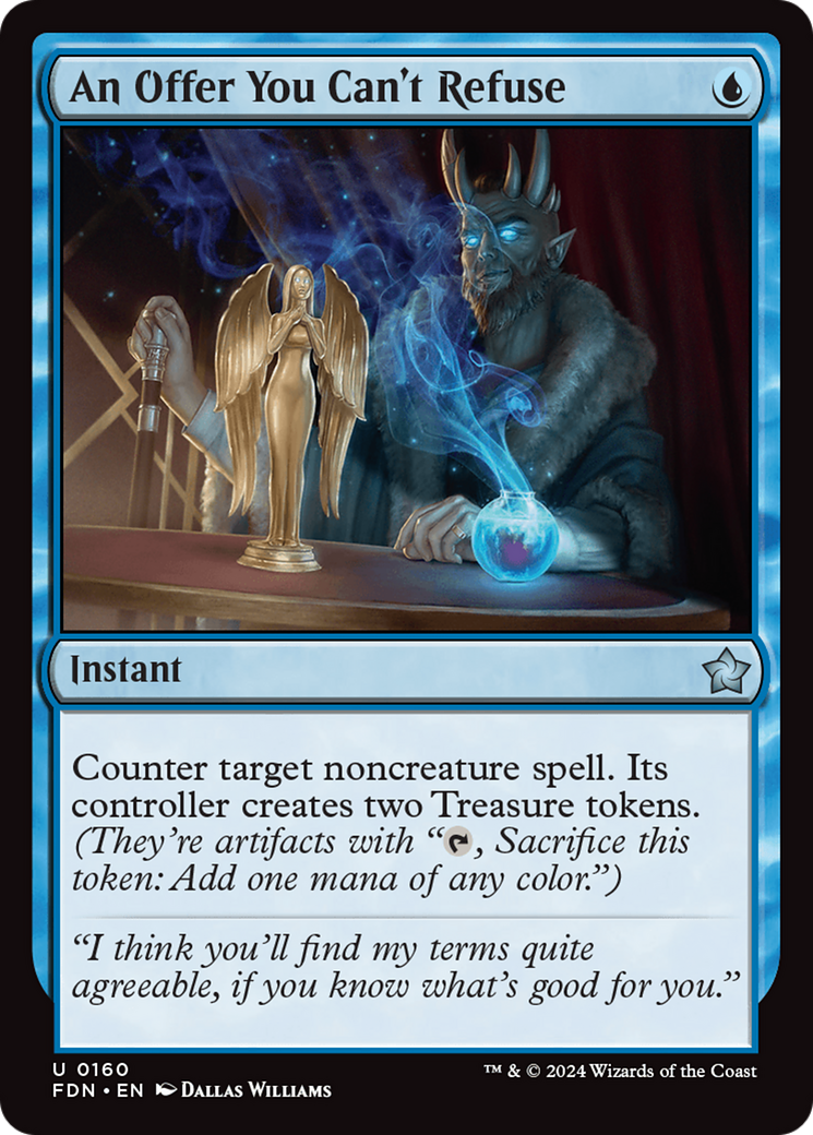 An Offer You Can't Refuse (FDN-160) [Foundations] Foil MTG Single Wizards of the Coast