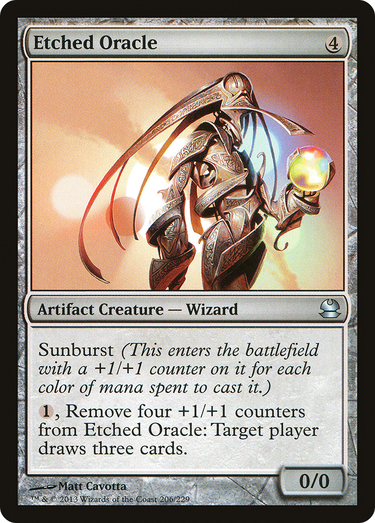 Etched Oracle (MMA-206) [Modern Masters] MTG Single Wizards of the Coast