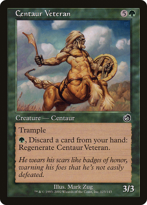 Centaur Veteran (TOR-123) [Torment] MTG Single Wizards of the Coast
