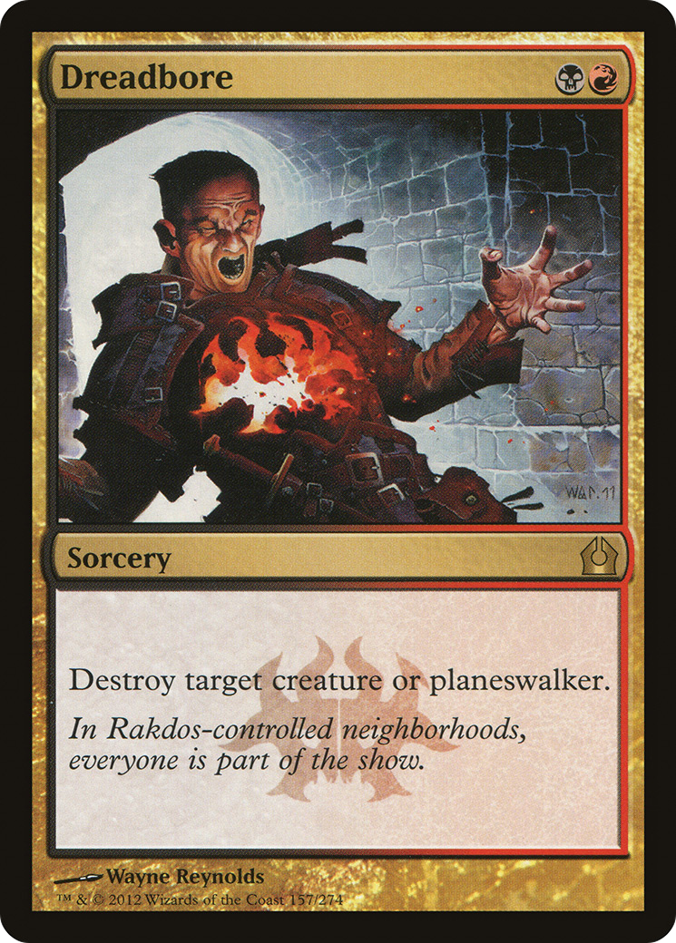 Dreadbore (RTR-157) [Return to Ravnica] MTG Single Wizards of the Coast
