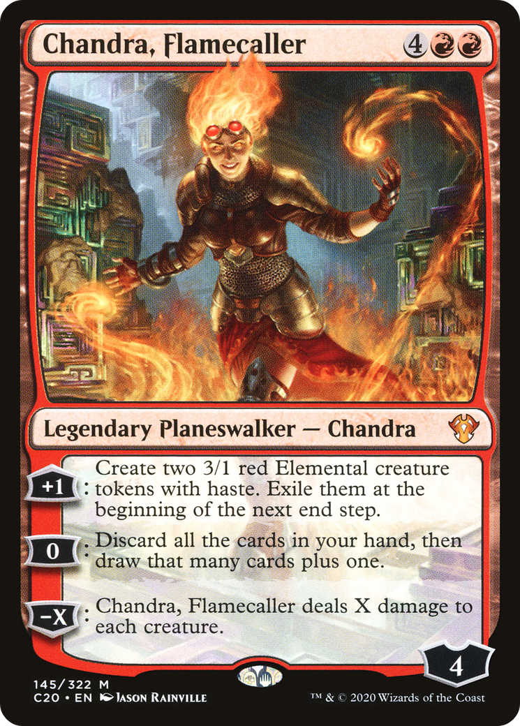 Chandra, Flamecaller (C20-145) [Commander 2020] MTG Single Wizards of the Coast