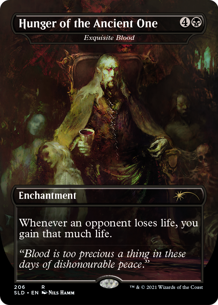 Hunger of the Ancient One - Exquisite Blood (SLD-206) [Secret Lair] Drop (Borderless) MTG Single Wizards of the Coast