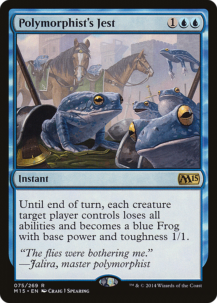 Polymorphist's Jest (M15-075) [Magic 2015] Foil MTG Single Wizards of the Coast
