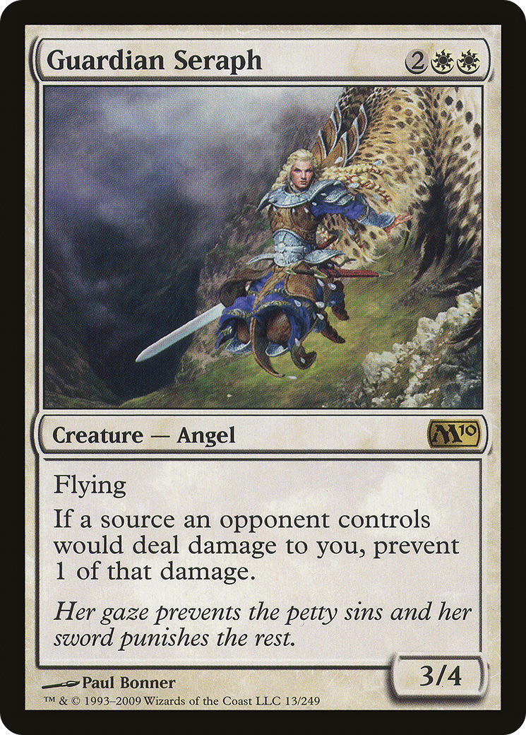 Guardian Seraph (M10-013) [Magic 2010] Foil MTG Single Wizards of the Coast