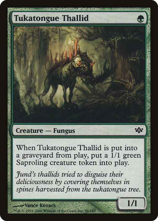 Tukatongue Thallid (CON-096) [Conflux] MTG Single Wizards of the Coast
