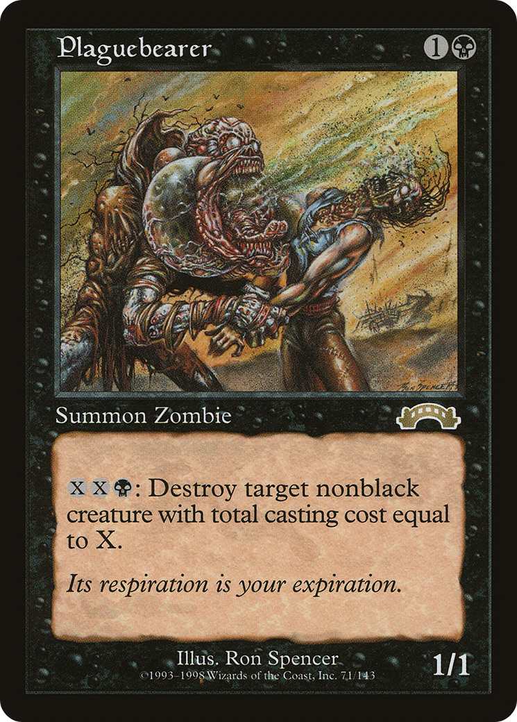 Plaguebearer (EXO-071) [Exodus] MTG Single Wizards of the Coast