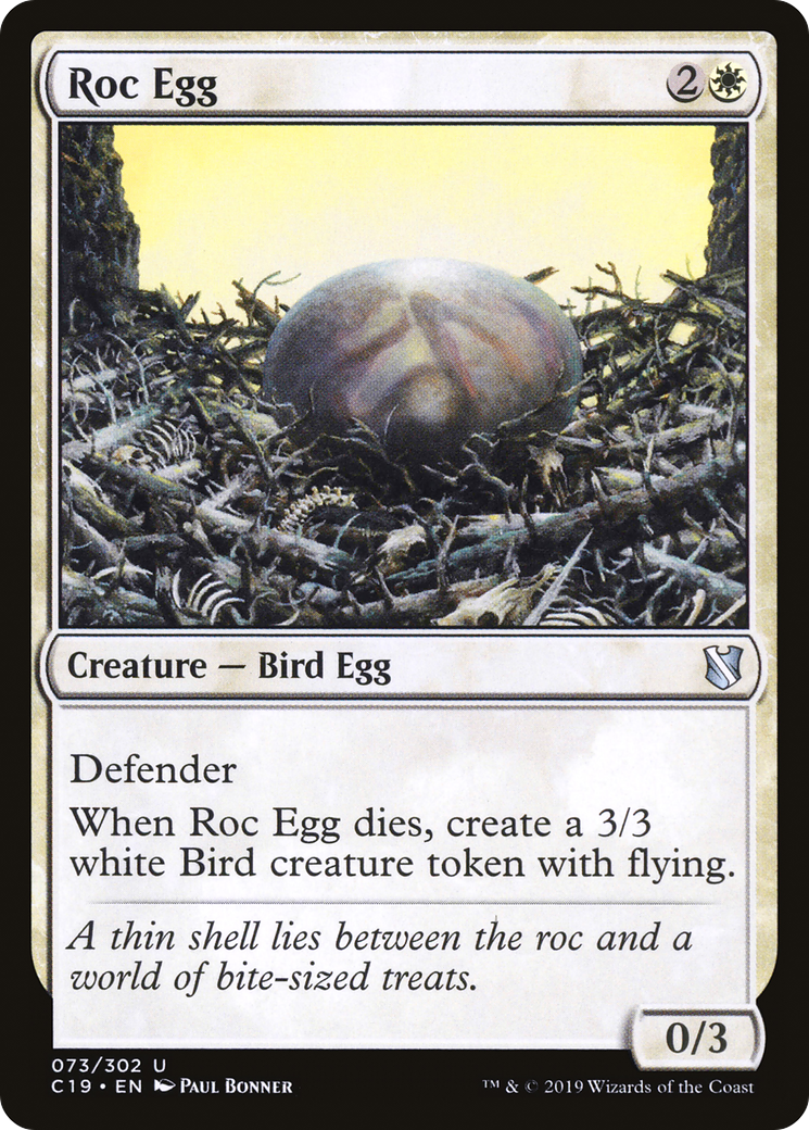 Roc Egg (C19-073) [Commander 2019] MTG Single Wizards of the Coast