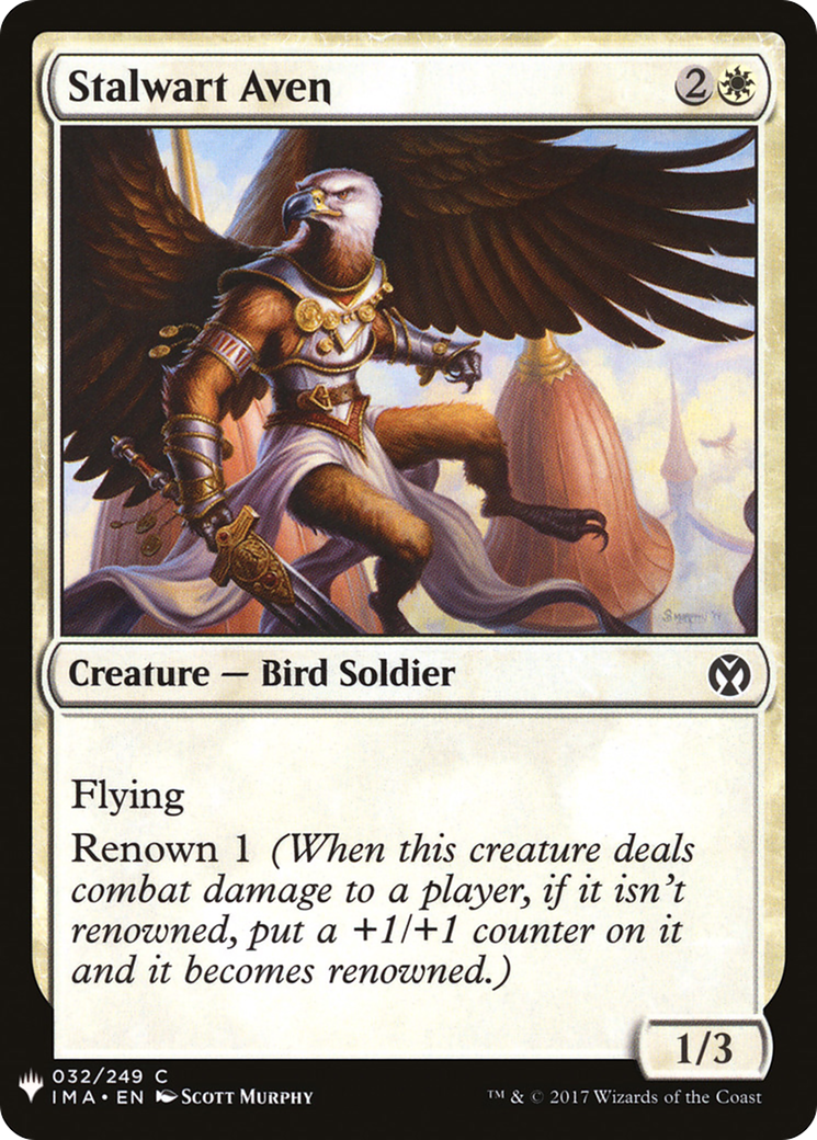 Stalwart Aven (LIST-IMA-32) [Mystery Booster] The List MTG Single Wizards of the Coast