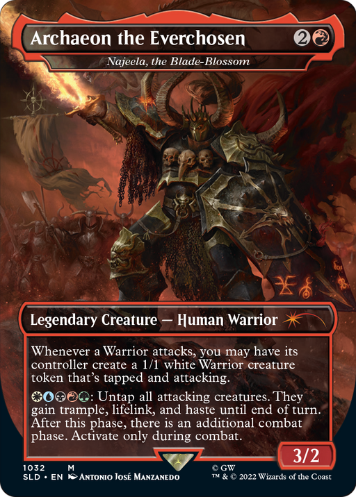 Archaeon the Everchosen - Najeela, the Blade-Blossom (SLD-1032) [Secret Lair] Drop (Borderless) MTG Single Wizards of the Coast