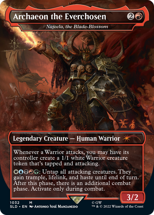 Archaeon the Everchosen - Najeela, the Blade-Blossom (SLD-1032) [Secret Lair] Drop (Borderless) MTG Single Wizards of the Coast