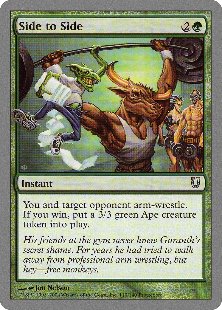 Side to Side (UNH-110) [Unhinged] MTG Single Wizards of the Coast
