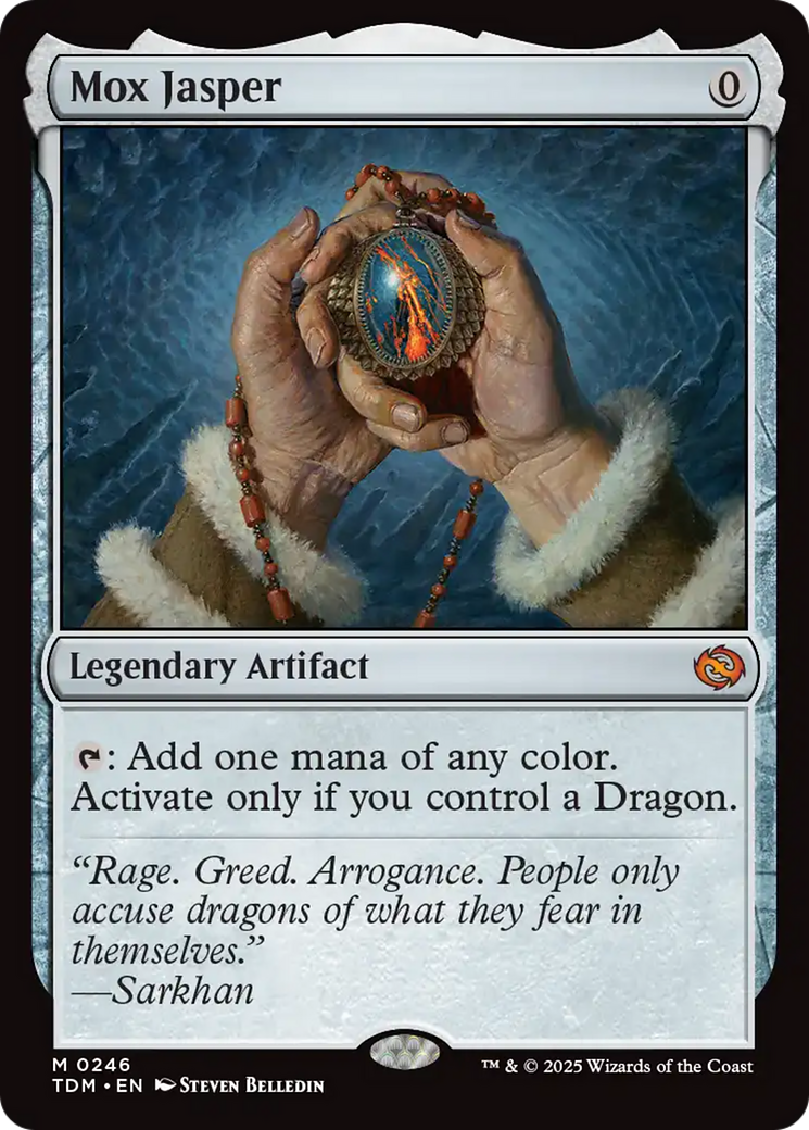 Mox Jasper (TDM-246) [Tarkir: Dragonstorm] Foil MTG Single Wizards of the Coast