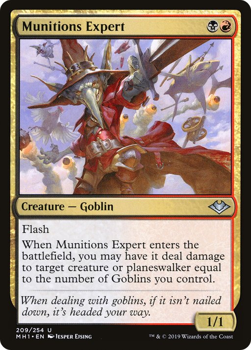 Munitions Expert (MH1-209) [Modern Horizons] Foil MTG Single Modern Horizons