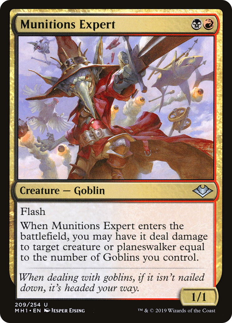 Munitions Expert (MH1-209) [Modern Horizons] MTG Single Modern Horizons