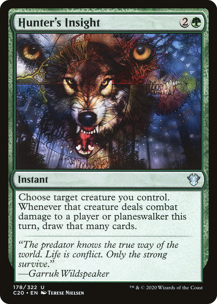 Hunter's Insight (C20-178) [Commander 2020] MTG Single Wizards of the Coast