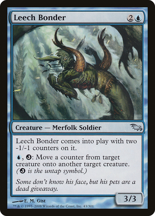 Leech Bonder (SHM-043) [Shadowmoor] MTG Single Wizards of the Coast