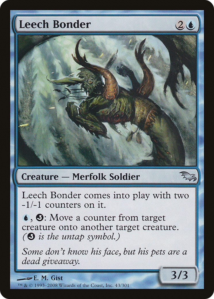 Leech Bonder (SHM-043) [Shadowmoor] Foil MTG Single Wizards of the Coast