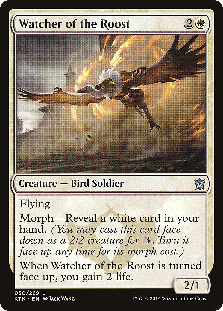 Watcher of the Roost (KTK-030) [Khans of Tarkir] Foil MTG Single Wizards of the Coast