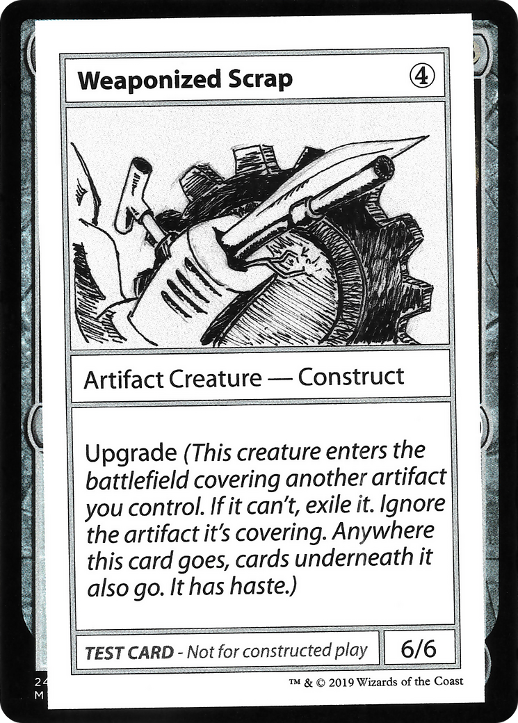 Weaponized Scrap (CMB1-111) [Mystery Booster] Playtest Cards 2021 MTG Single Wizards of the Coast