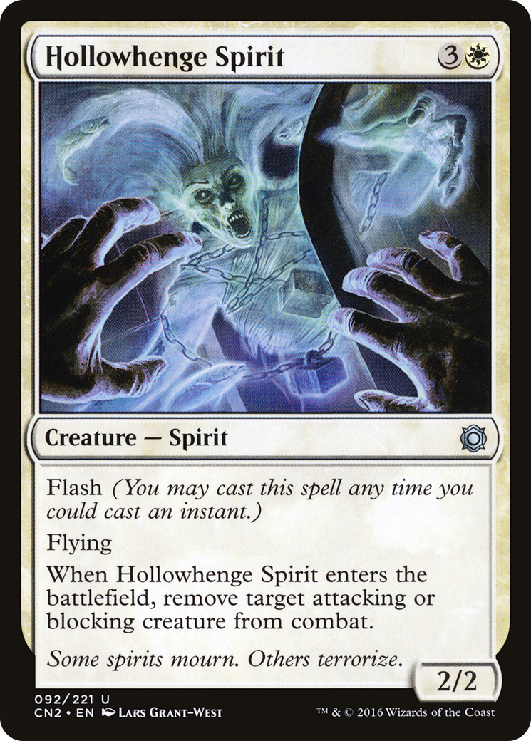 Hollowhenge Spirit (CN2-092) [Conspiracy: Take the Crown] Foil MTG Single Wizards of the Coast