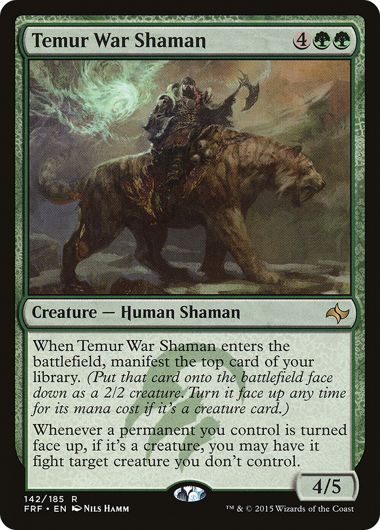 Temur War Shaman (FRF-142) [Fate Reforged] MTG Single Wizards of the Coast