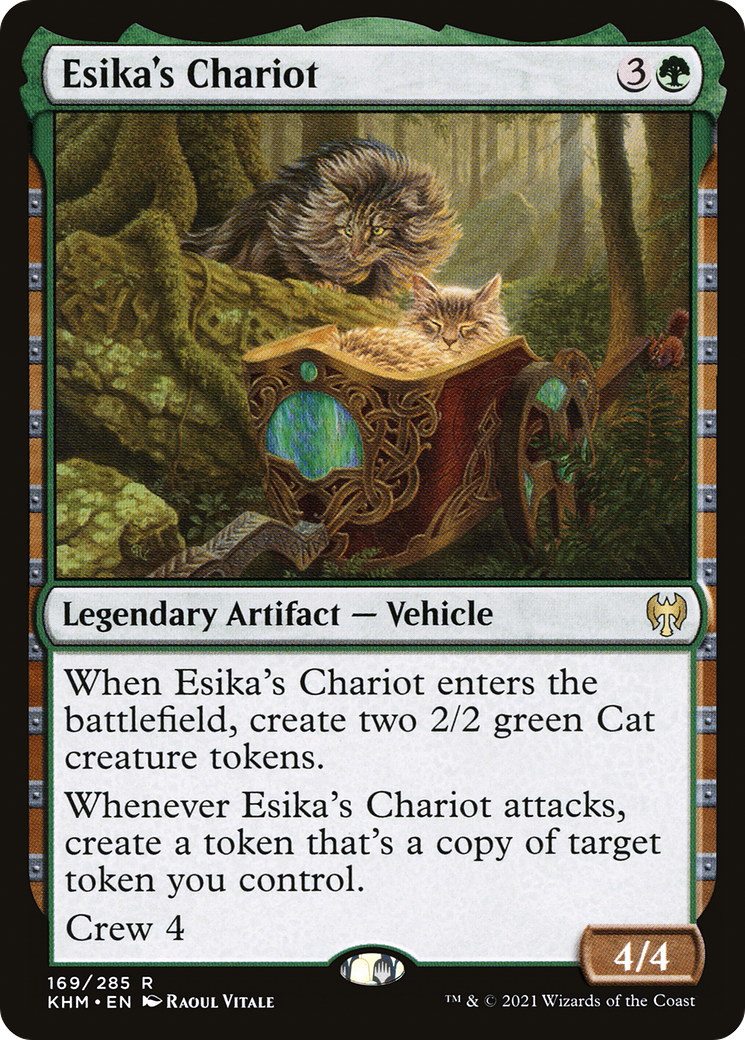 Esika's Chariot (KHM-169) [Kaldheim] Foil MTG Single Wizards of the Coast