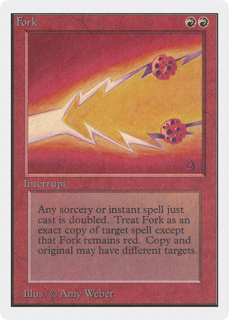 Fork (2ED-) [Oldschool] Unlimited Edition MTG Single Wizards of the Coast