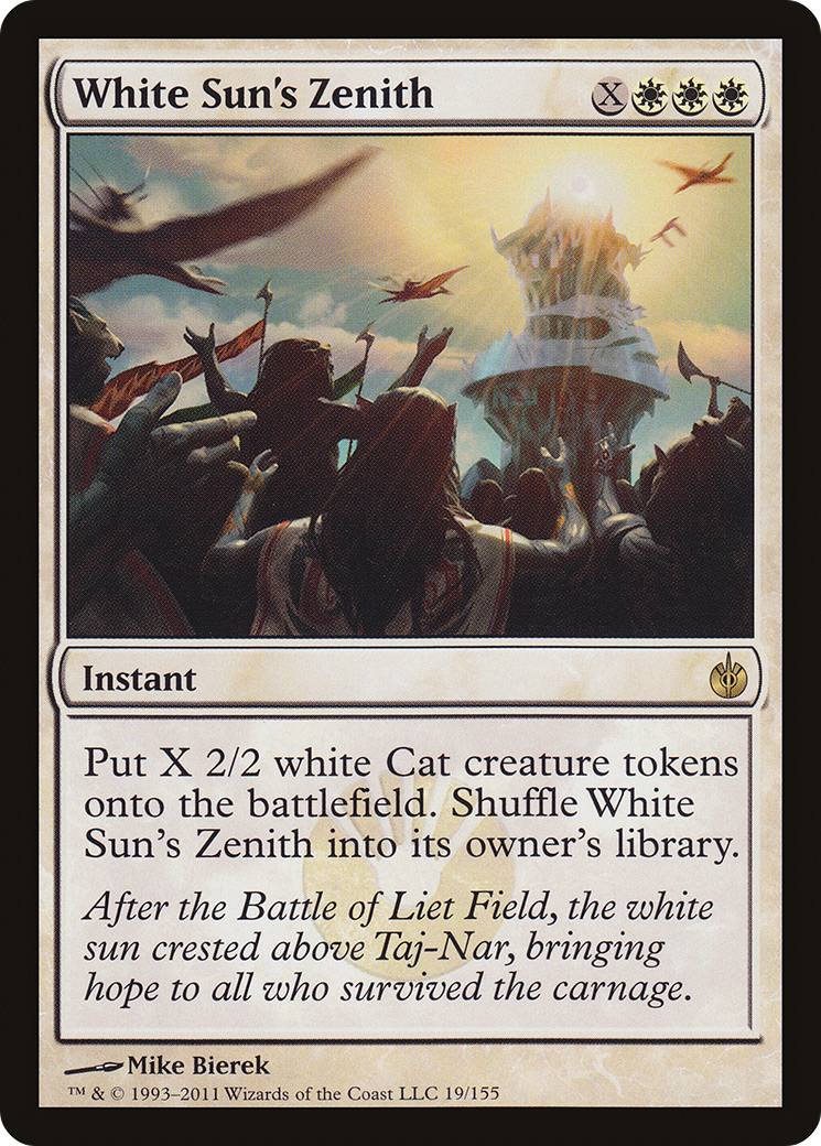 White Sun's Zenith [Mirrodin Besieged] MTG Single Magic: The Gathering