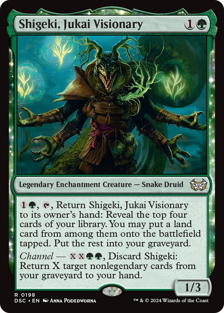 Shigeki, Jukai Visionary (DSC-198) [Duskmourn: House of Horror Commander] MTG Single Wizards of the Coast
