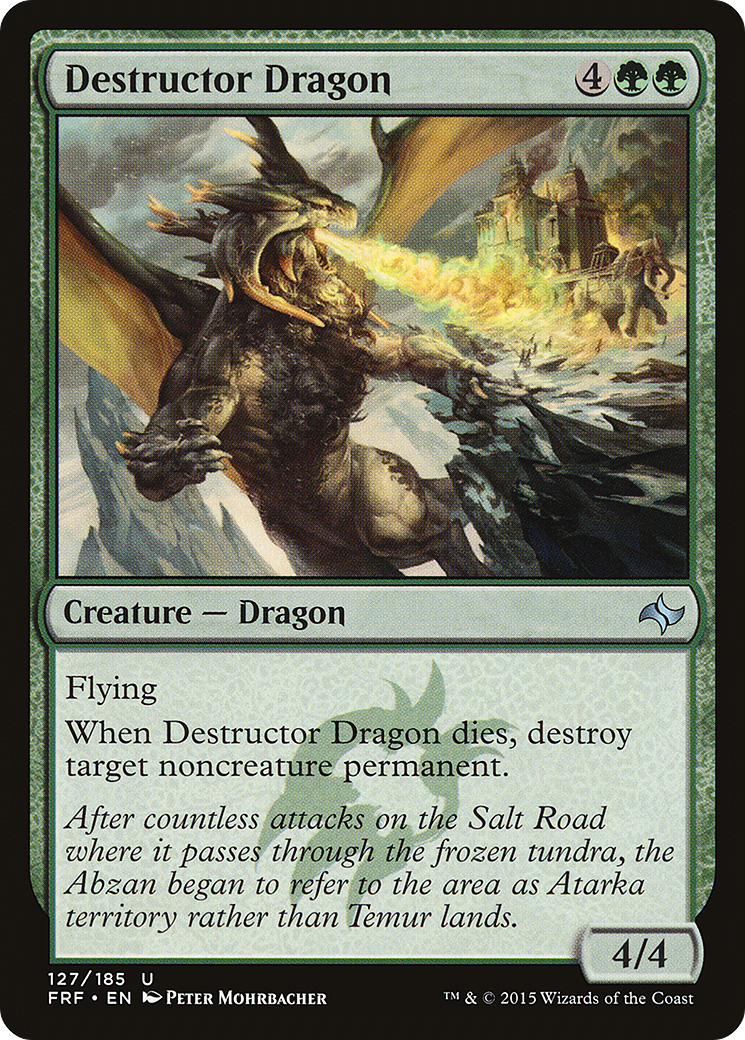 Destructor Dragon (FRF-127) [Fate Reforged] MTG Single Wizards of the Coast