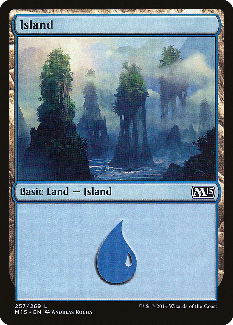 Island (M15-257) [Magic 2015] MTG Single Wizards of the Coast