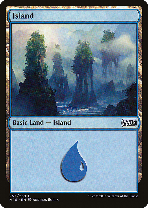 Island (M15-257) [Magic 2015] Foil MTG Single Wizards of the Coast