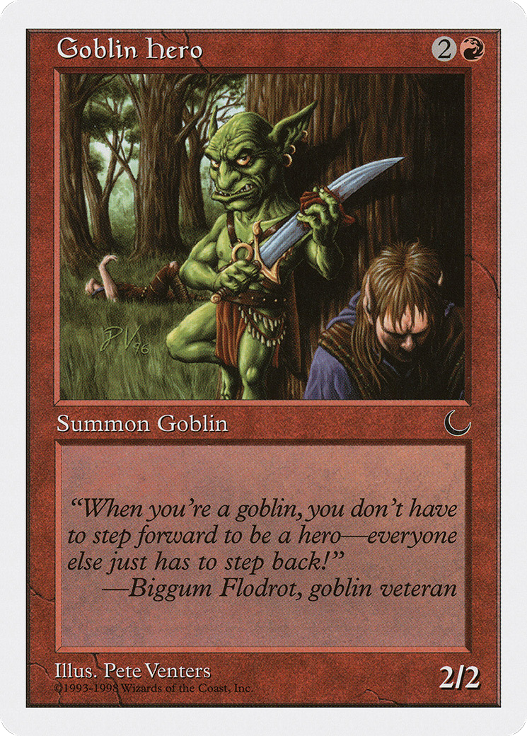 Goblin Hero (ATH-033) [Anthologies] MTG Single Wizards of the Coast
