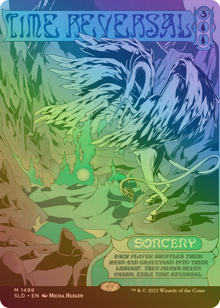 Time Reversal (SLD-1499★) [Secret Lair] Drop (Borderless) Foil MTG Single Wizards of the Coast