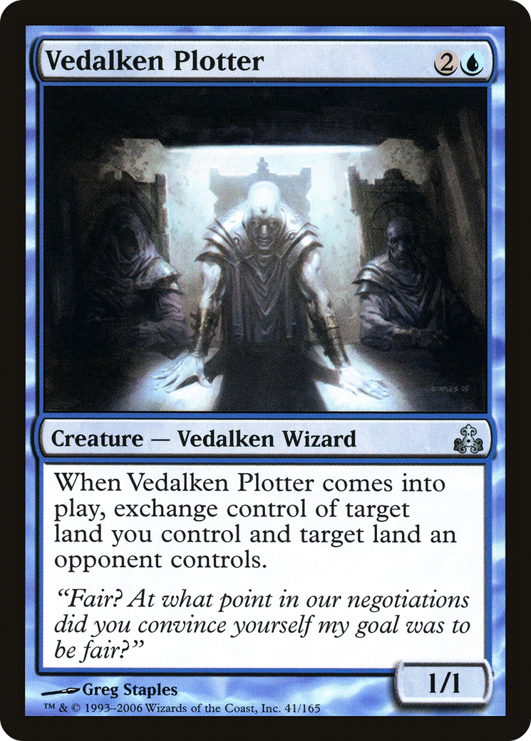 Vedalken Plotter (GPT-041) [Guildpact] MTG Single Wizards of the Coast
