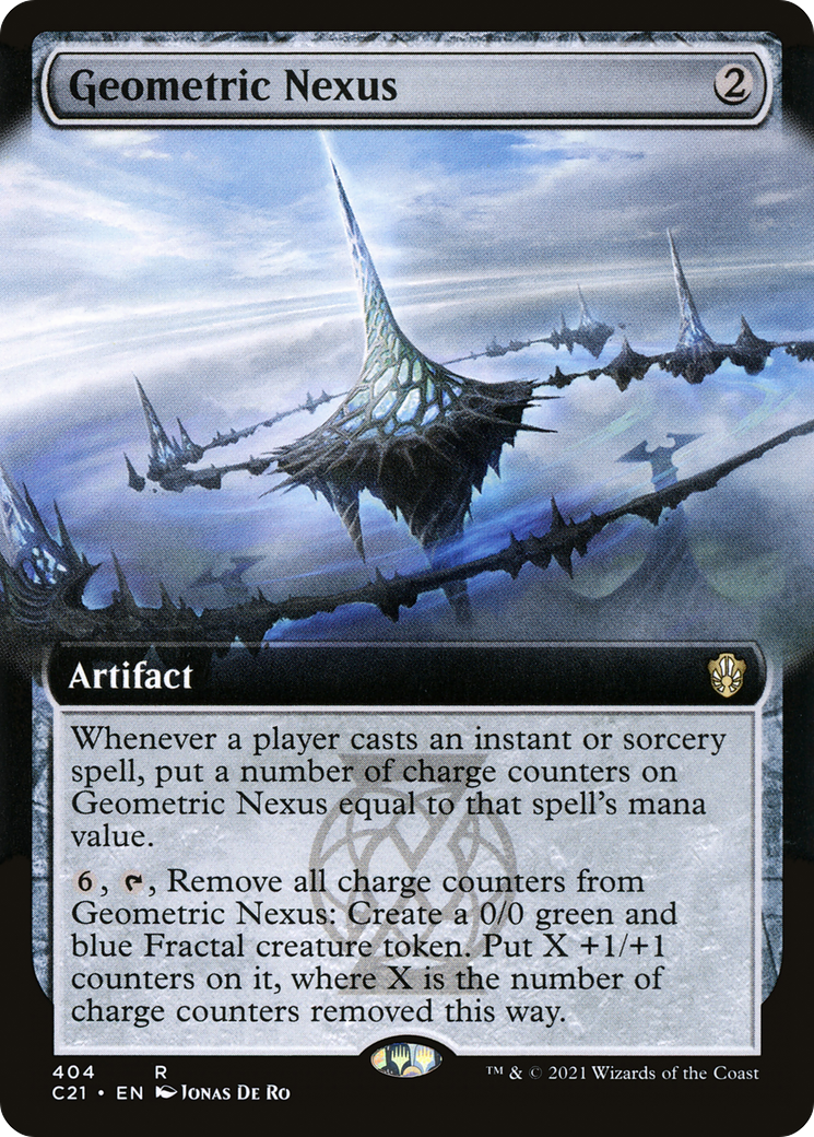 Geometric Nexus (C21-404) [Commander 2021] (Extended Art) MTG Single Wizards of the Coast