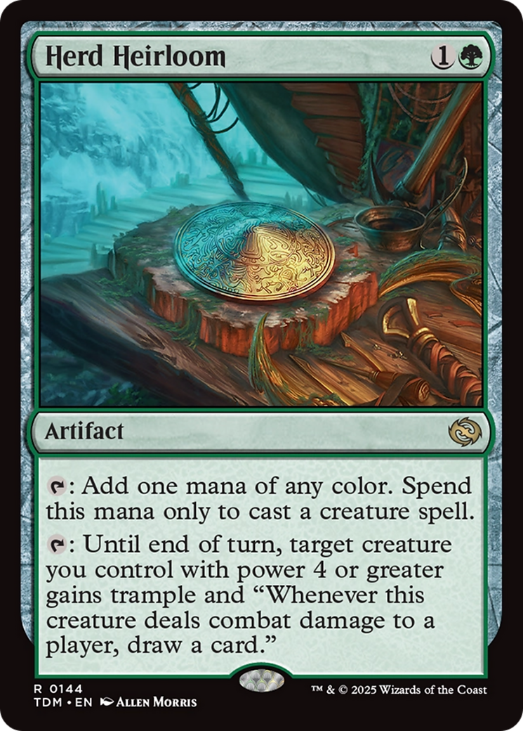 Herd Heirloom (TDM-144) [Tarkir: Dragonstorm] MTG Single Wizards of the Coast
