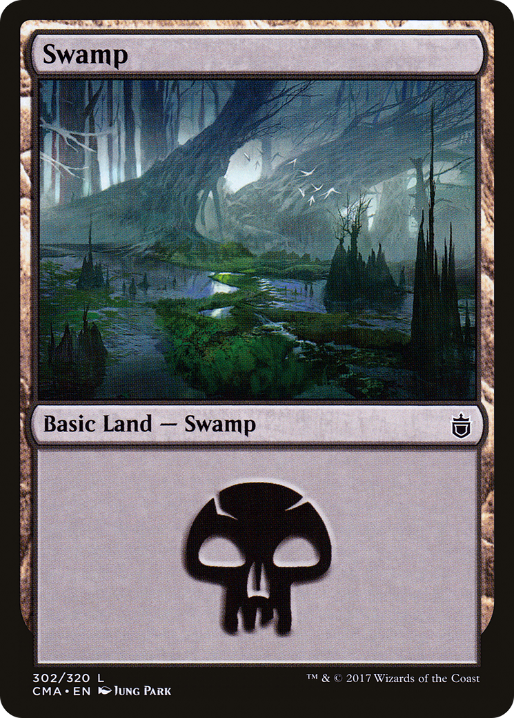 Swamp (CMA-302) [Commander Anthology] MTG Single Wizards of the Coast