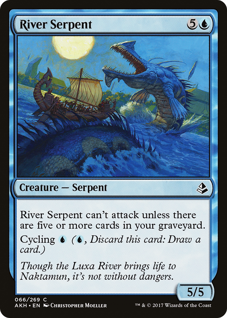 River Serpent (AKH-066) [Amonkhet] MTG Single Wizards of the Coast