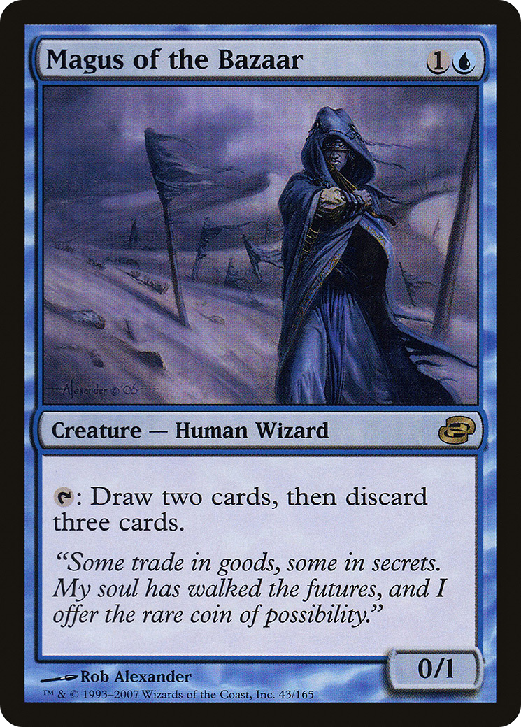 Magus of the Bazaar (PLC-043) [Planar Chaos] Foil MTG Single Planar Chaos