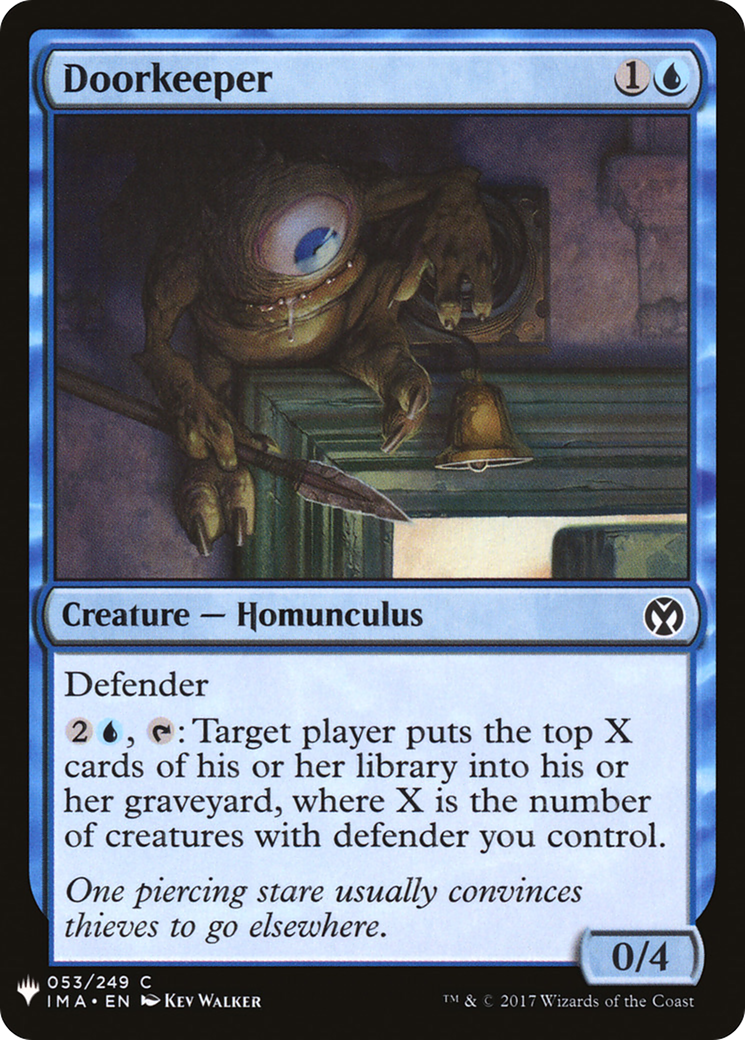 Doorkeeper (LIST-IMA-53) [Mystery Booster] The List MTG Single Wizards of the Coast