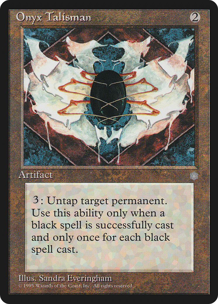 Onyx Talisman (ICE-331) [Ice Age] MTG Single Wizards of the Coast