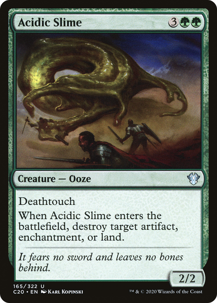 Acidic Slime (C20-165) [Commander 2020] MTG Single Wizards of the Coast