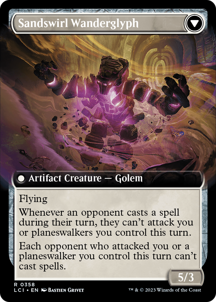 Unstable Glyphbridge (LCI-358) [The Lost Caverns of Ixalan] (Extended Art) MTG Single Wizards of the Coast