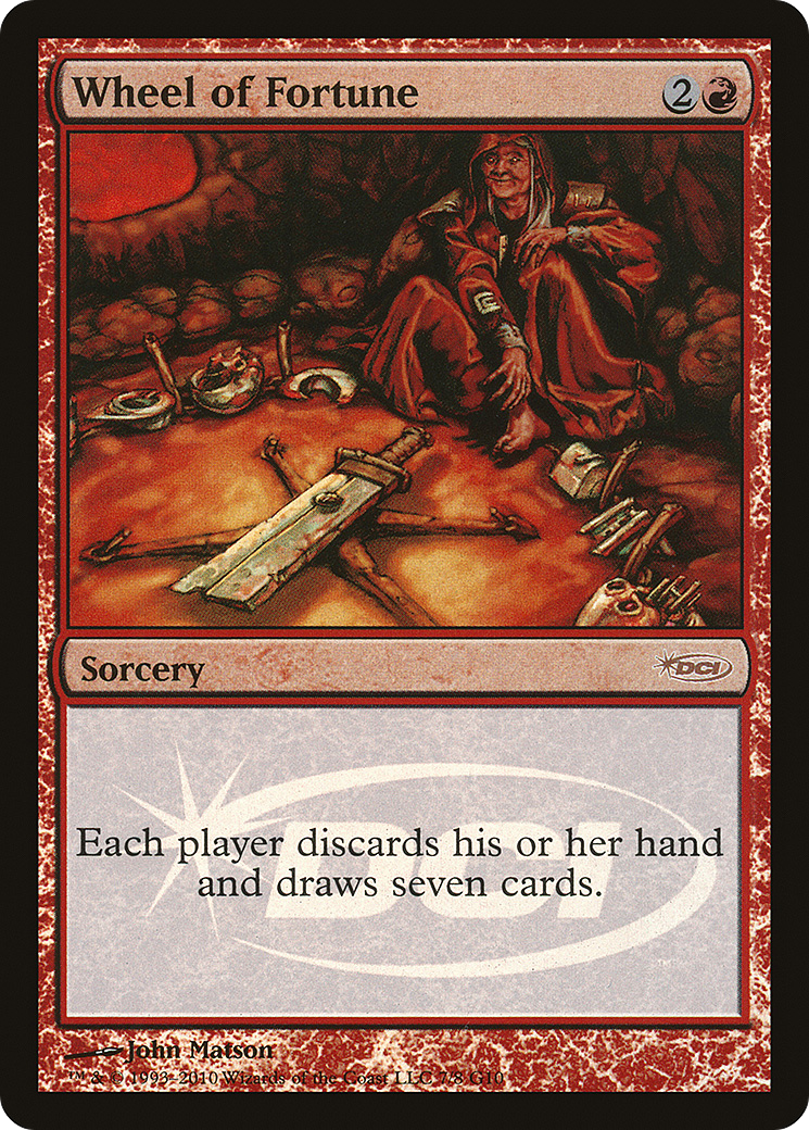 Wheel of Fortune (JDG-007) [Misc] Judge Gift Cards 2010 Foil MTG Single Wizards of the Coast