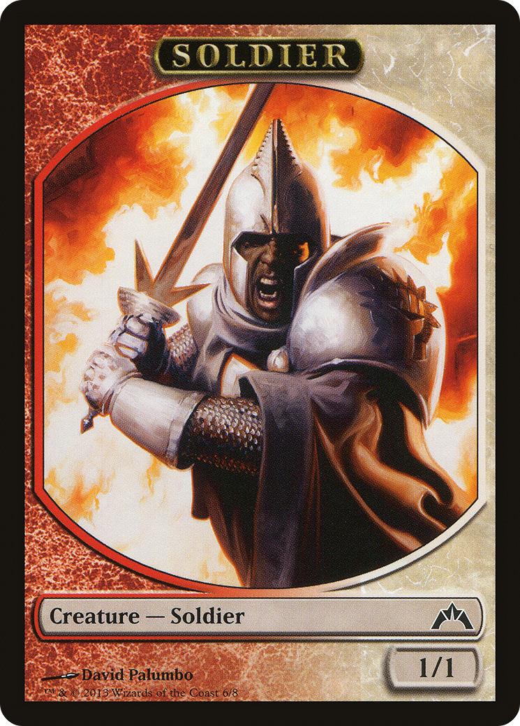 Soldier (GTC-006) [Tokens] Gatecrash Tokens MTG Single Wizards of the Coast