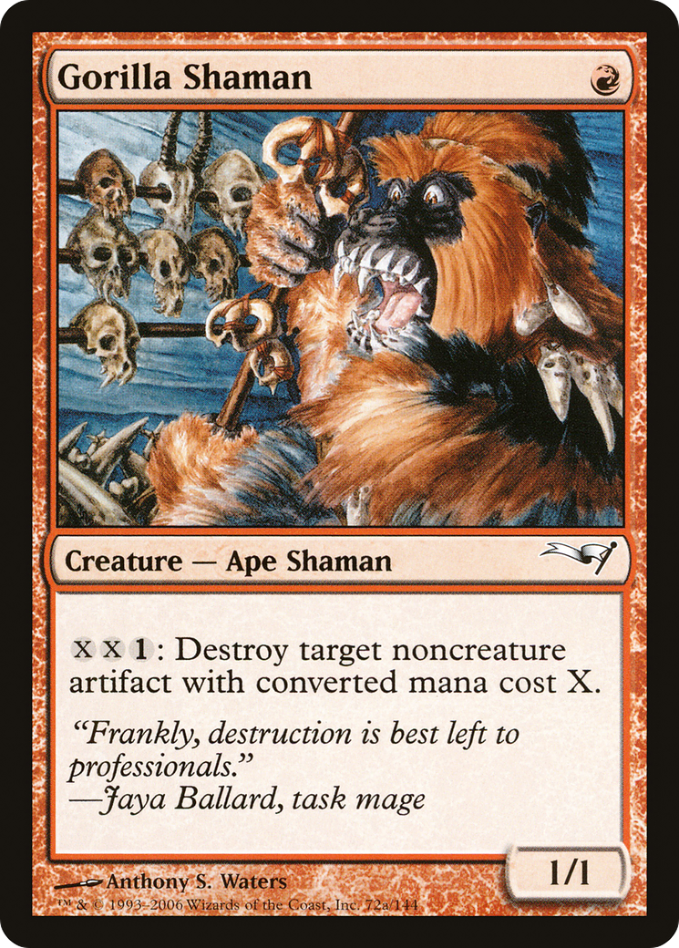 Gorilla Shaman (CTD-72A) [Misc] Coldsnap Theme Decks MTG Single Wizards of the Coast