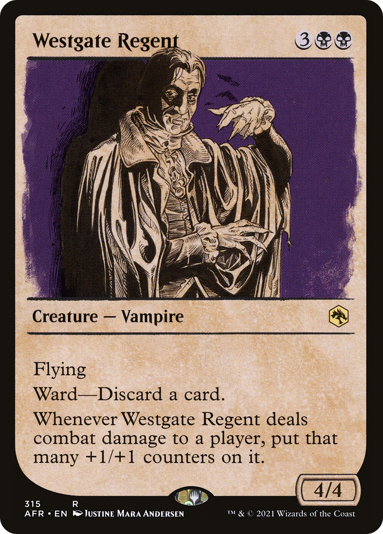 Westgate Regent (AFR-315) [Adventures in the Forgotten Realms] (Showcase) MTG Single Wizards of the Coast