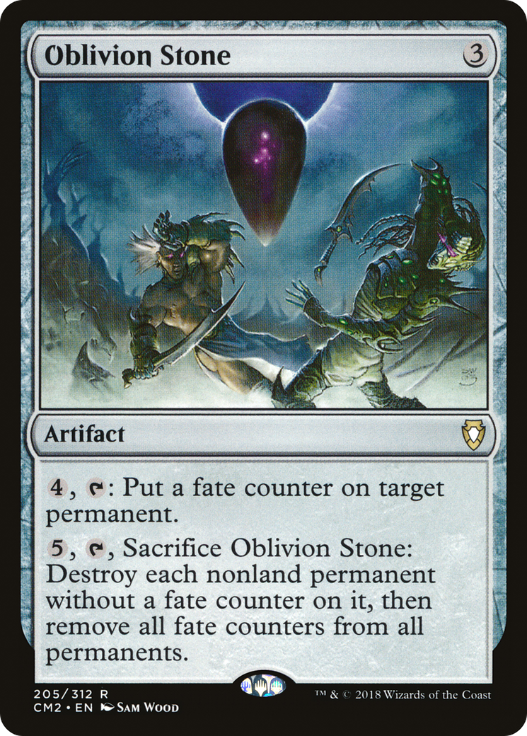 Oblivion Stone (CM2-205) [Commander Anthology Volume II] MTG Single Wizards of the Coast