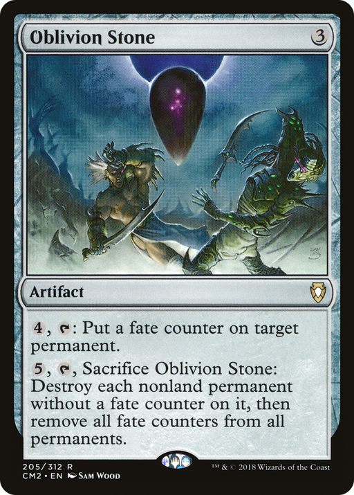 Oblivion Stone (CM2-205) [Commander Anthology Volume II] MTG Single Wizards of the Coast